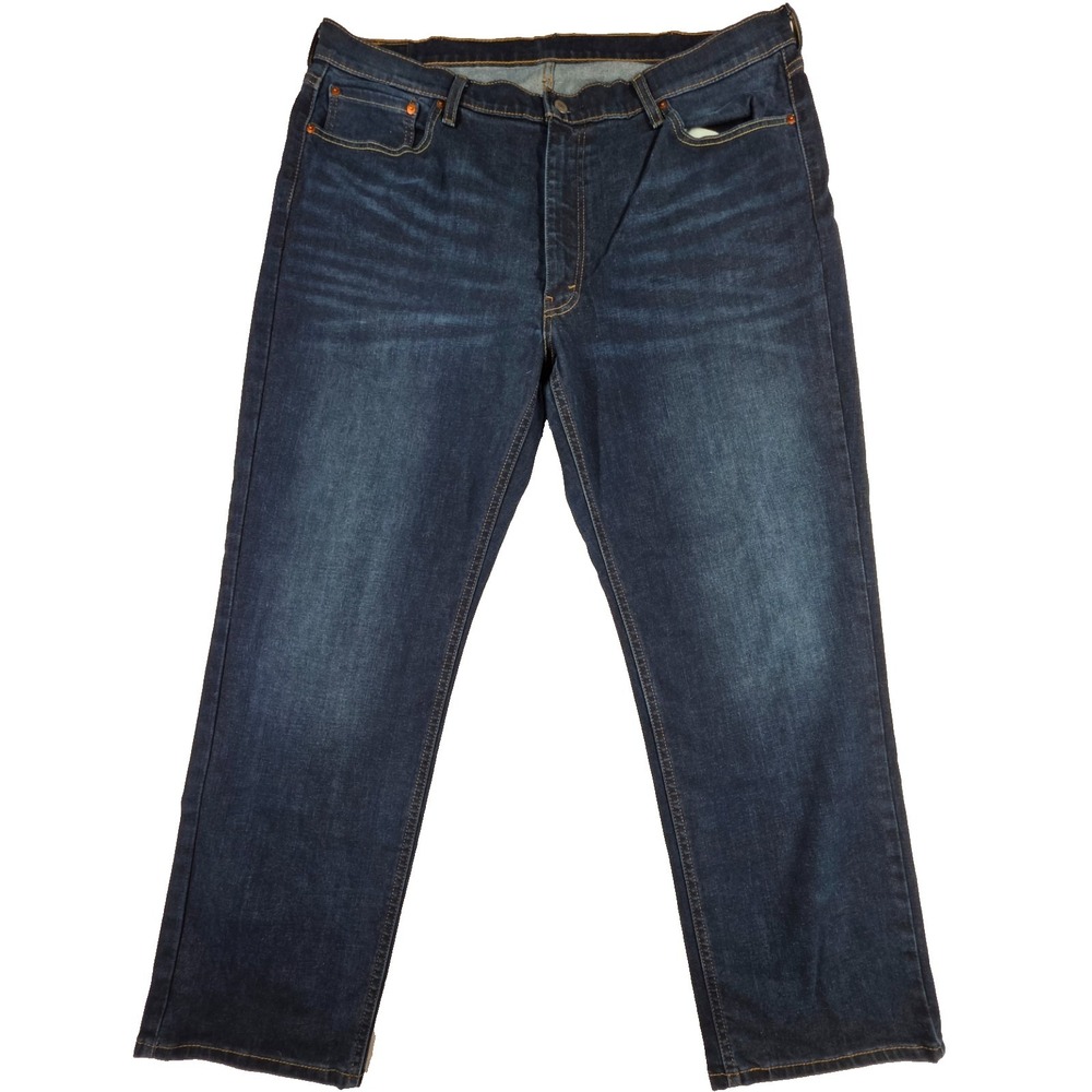Levis 541 42x32 Dark Wash Athletic Fit Straight Leg Denim Jeans